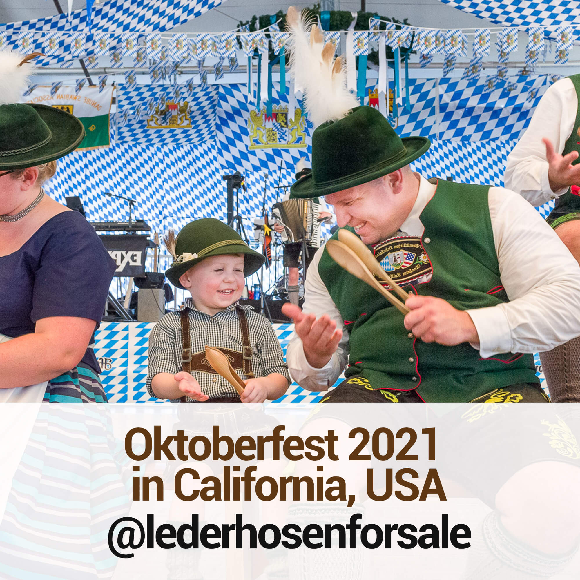 Oktoberfest 2021 in California, USA - Lederhosen For Sale
