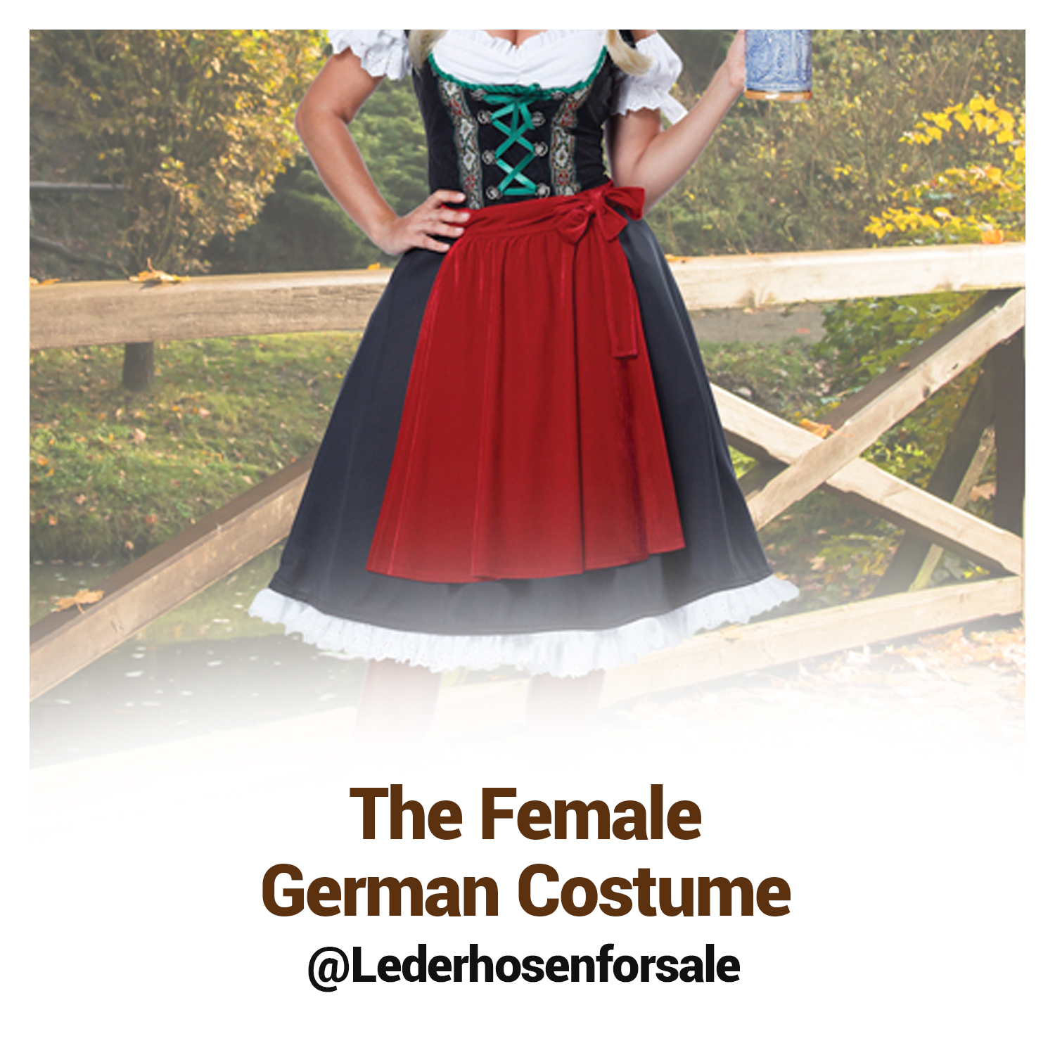 The Female German Costume - Lederhosen For Sale